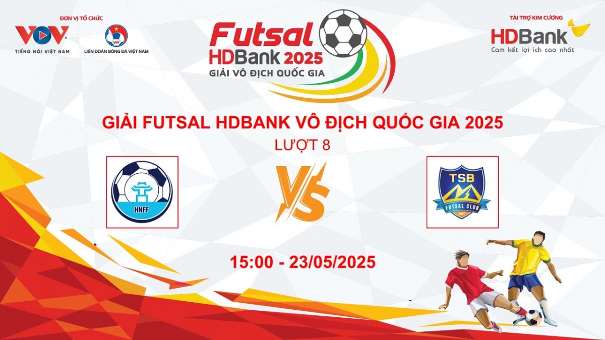 Trực tiếp Hà Nội vs Thái Sơn Bắc Giải Futsal HDBank VĐQG 2025